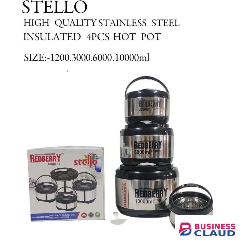 Red Berry Premium Stainless Steel Hotpots