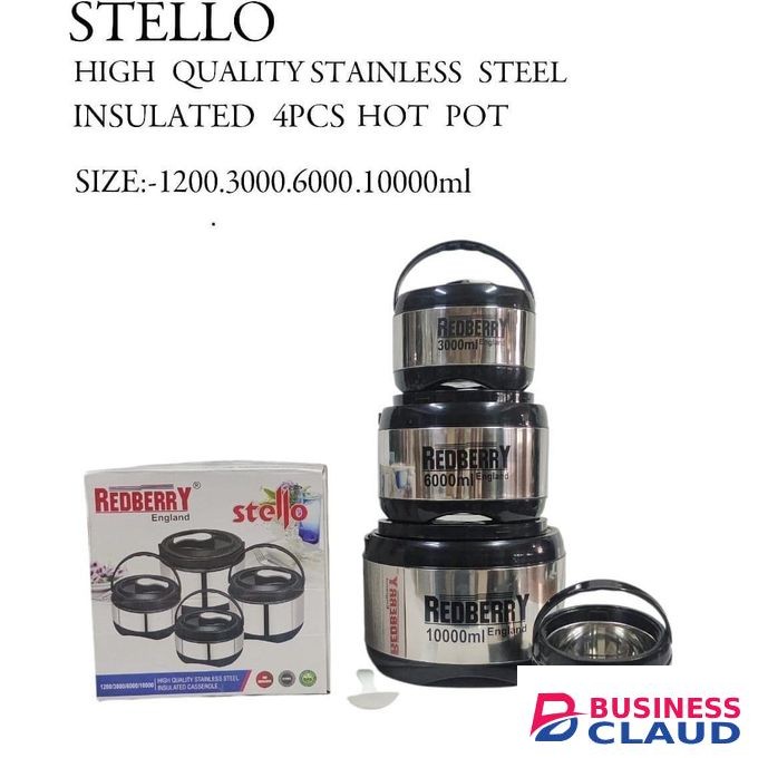Red Berry Premium Stainless Steel Hotpots