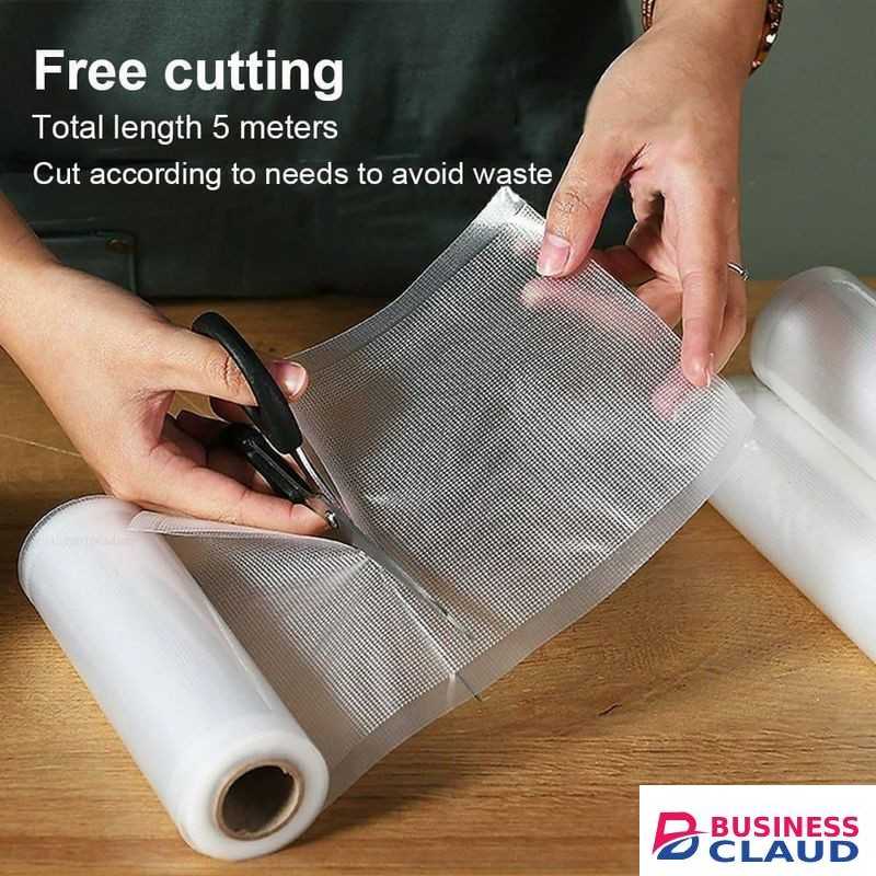 Vacuum Sealer Rolls 22x5 BPA Free Storage Bags for Food Saver and Freezer Safe Freshness Preservation
