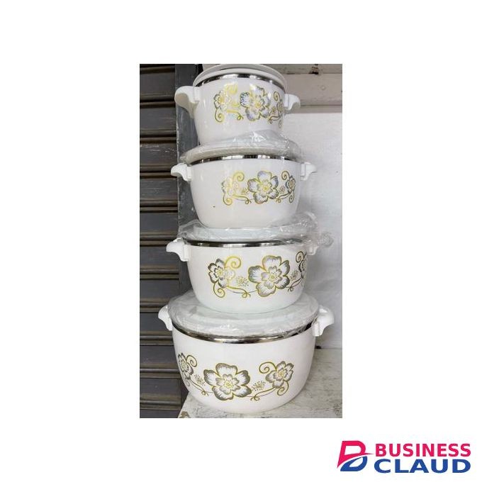 Casserole 4 Pcs Set Insulated Hot Pots