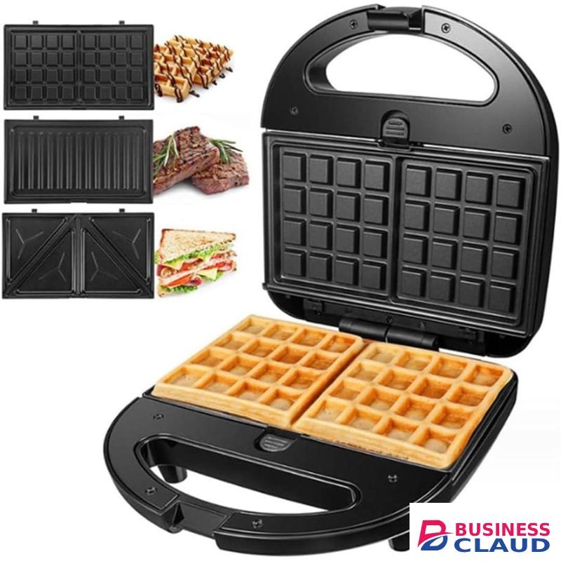 Sokany Quality 2-Slice Sandwich Maker, 3 in 1 Grill, Sandwich And Waffle Maker