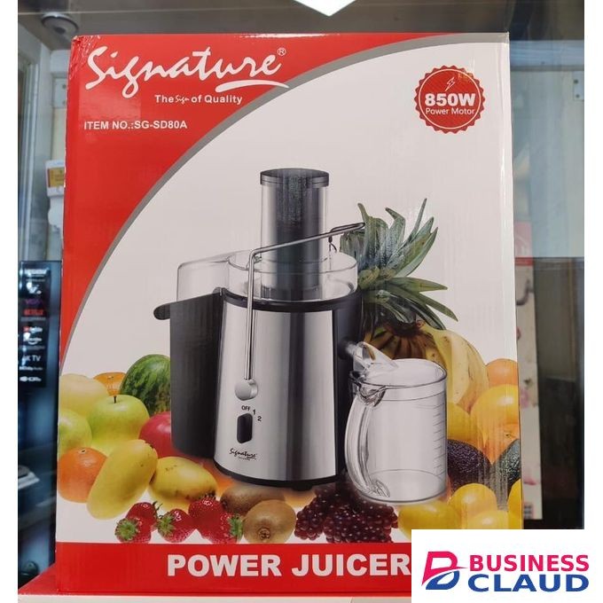 Signature Modern Stainless Steel Power Juicer – Heavy-Duty, Fast & Efficient Juice Maker
