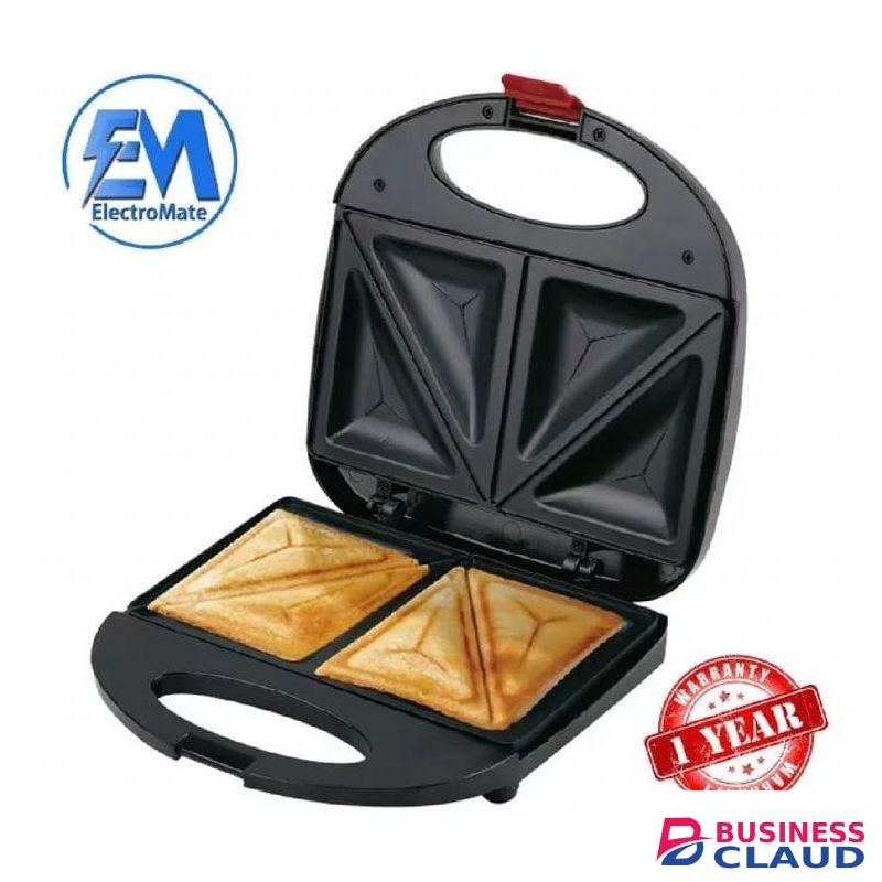 ElectroMate Distinguished 2 In 1 Sandwich Maker And Toaster