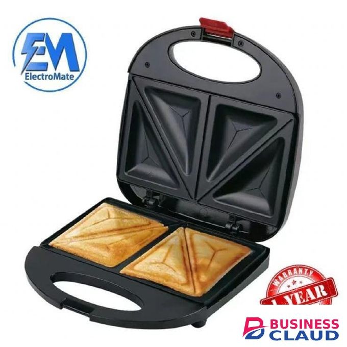 ElectroMate Distinguished 2 In 1 Sandwich Maker And Toaster