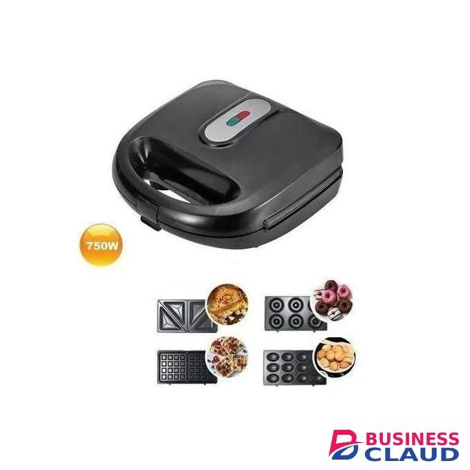 Sokany 4 In 1 Breakfast Sandwich Maker- snacks, waffle, sandwich And Donut Maker