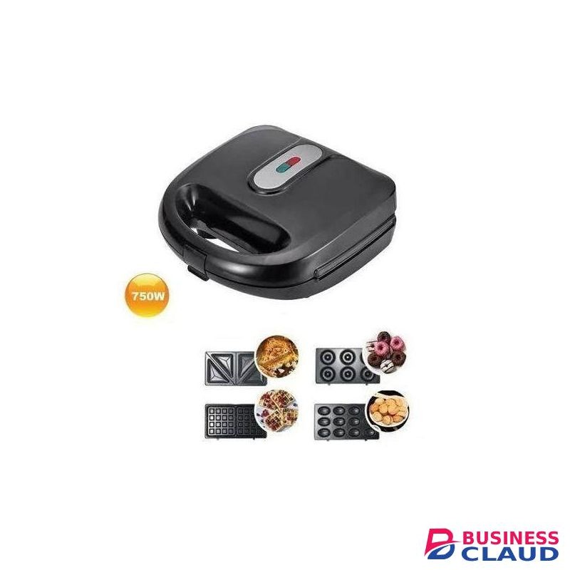 Sokany 4 In 1 Breakfast Sandwich Maker- snacks, waffle, sandwich And Donut Maker
