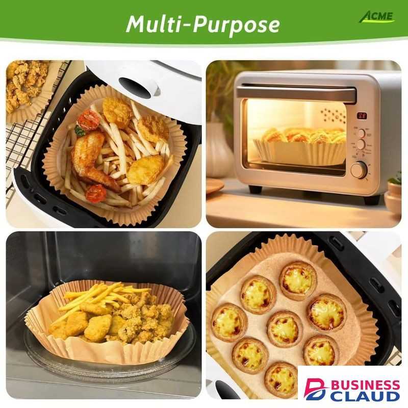 50 pcs Disposable Air Frier Liners