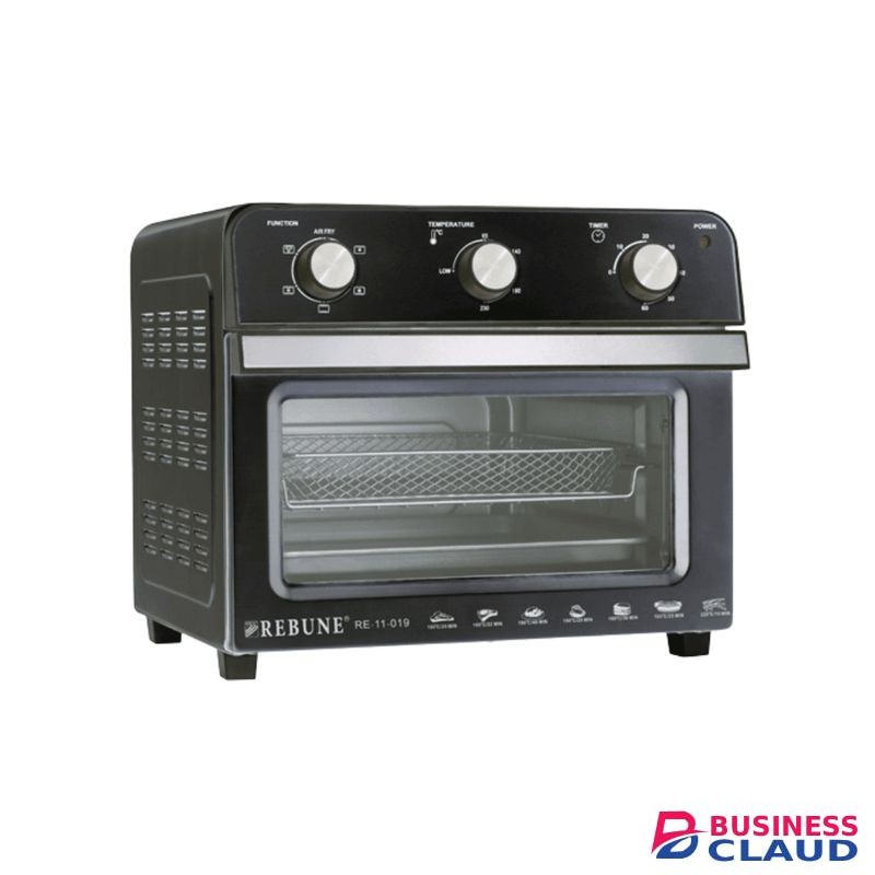 Rebune RE-11-019 Air Fryer Oven 22L - Black (1YR WRTY)