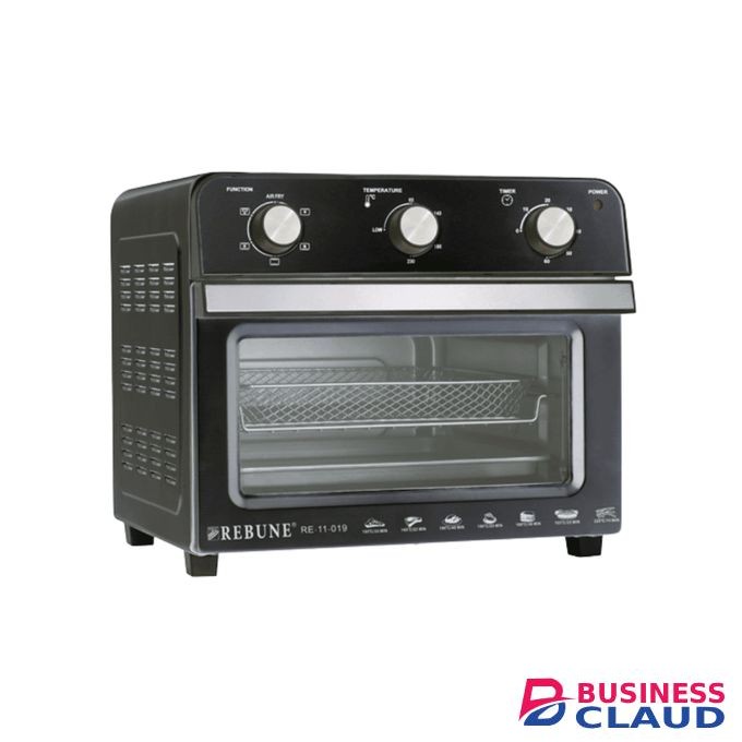 Rebune RE-11-019 Air Fryer Oven 22L - Black (1YR WRTY)