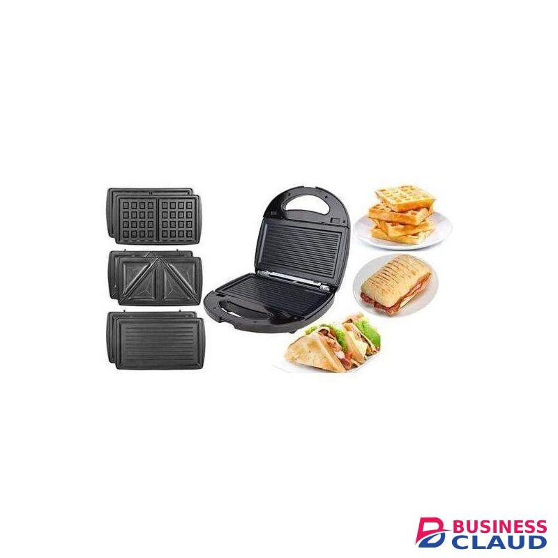 Sokany VERSERTILE 3 in 1 sandwich maker with Sandwich Toaster,grill/Panini Maker & Waffle Maker