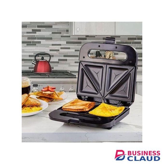 ElectroMate 2 in 1 sandwich maker with non stick plates