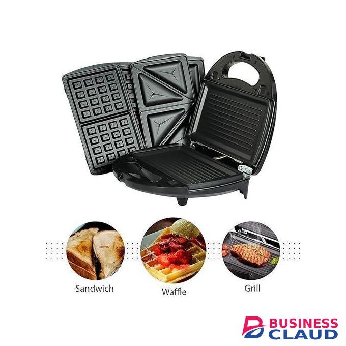 Sokany multifunctional non stick 3 IN 1 Sandwich/Waffle/Grill Maker