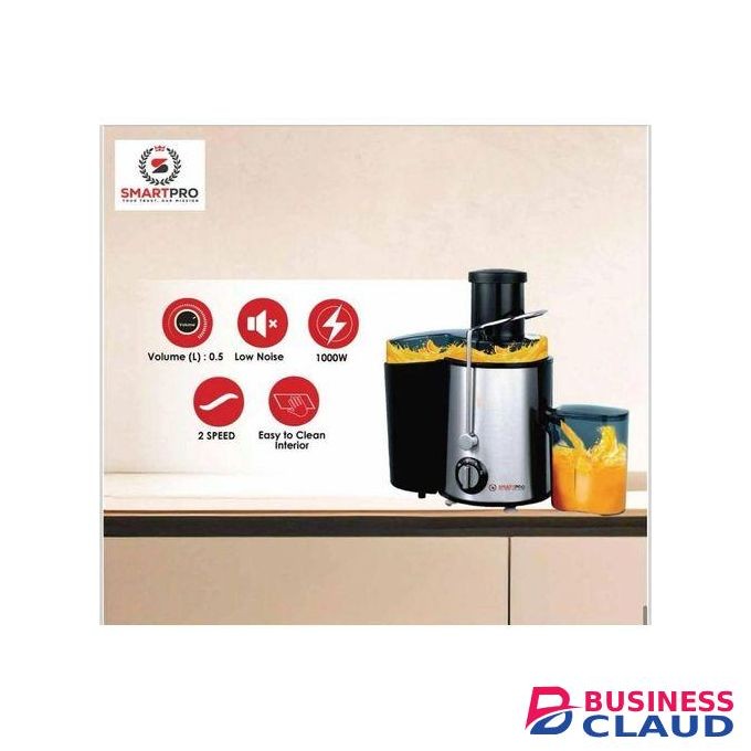 Smart Pro R-2817S Juicer Extractor, 1000W, 500ml - Silver (1YR WRTY)