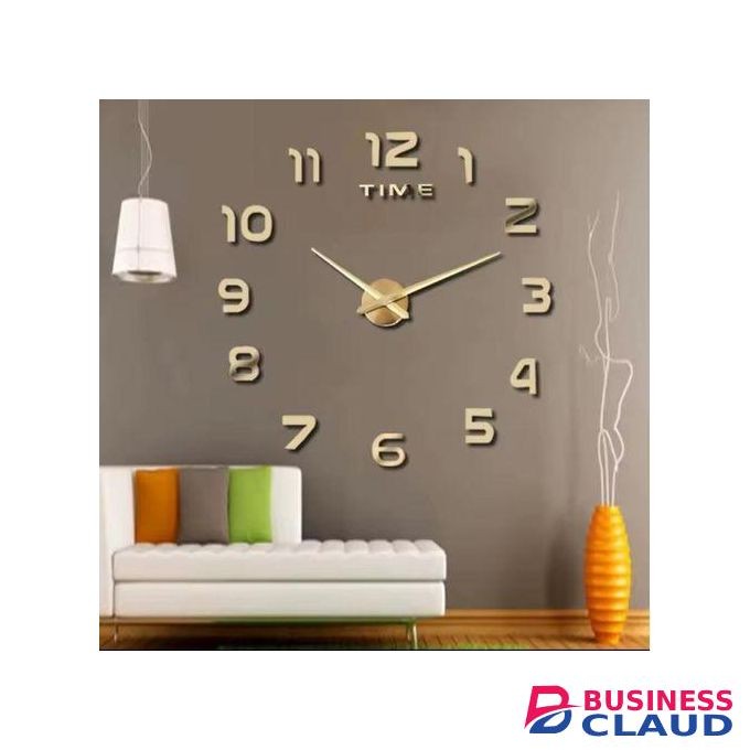 DIY Stylish and modern acrylics stickers clock.