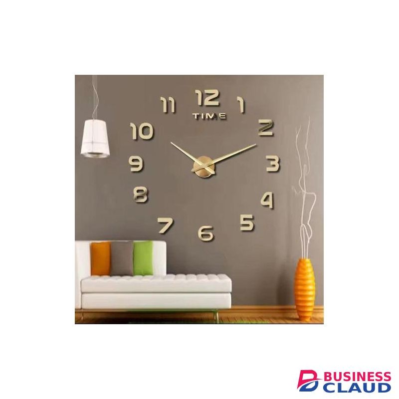 DIY Stylish and modern acrylics stickers clock.