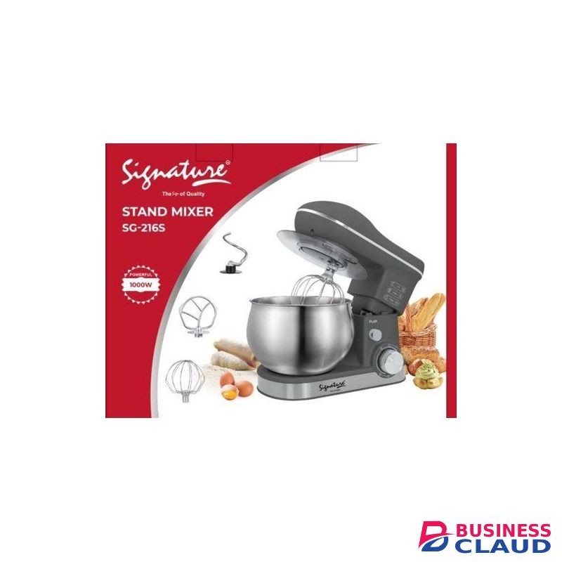 Signature Quality Heavy Duty KITCHEN Stand Mixer (commercial Grade): Adjustable Speed Stand Mixer With 5.0L Quart Stainless Steel Mixing Bowl, Dough Hooks & Mixer