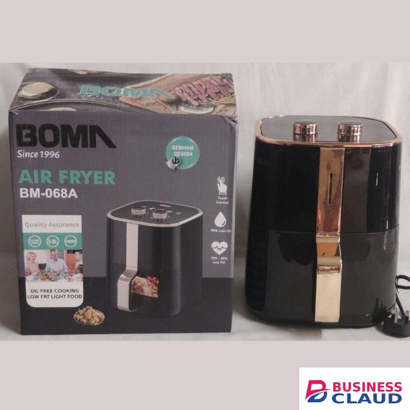 Boma 5L Low-Oil Cooking Digital Air Fryer – Compact and Stylish