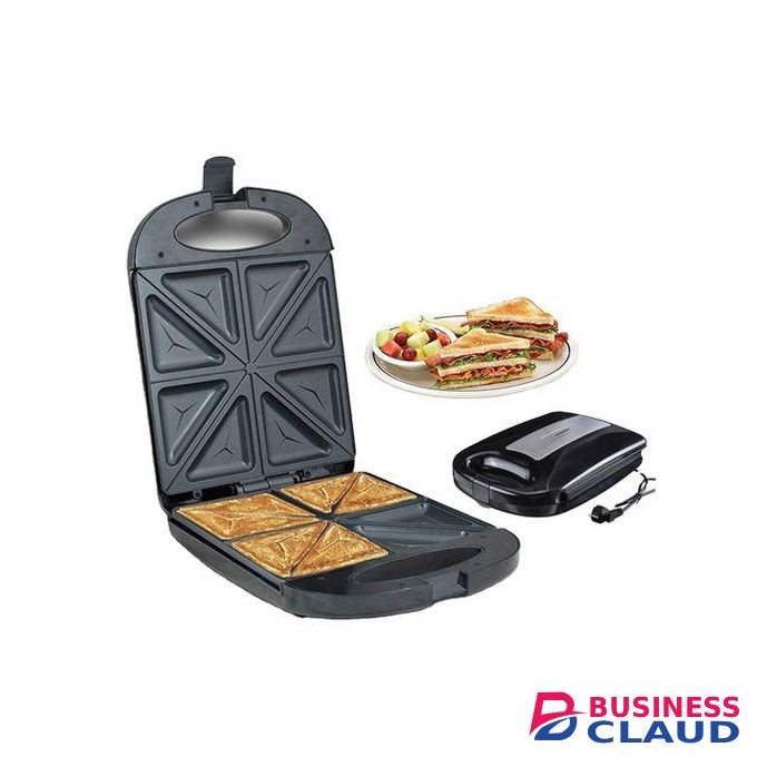 Sokany 4 Slice Sandwich Maker & Toaster with Non stick cooking plates for easy cleaning