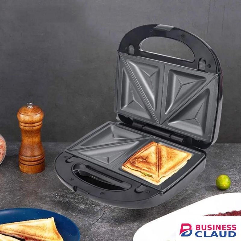 Sokany Breakfast Sandwich Maker, 2 Slices of Panini Grill Press Sandwich Maker, Electric Sandwich Maker with Indicator Light, Grill Cheese & Egg Muffin Sandwich Maker,