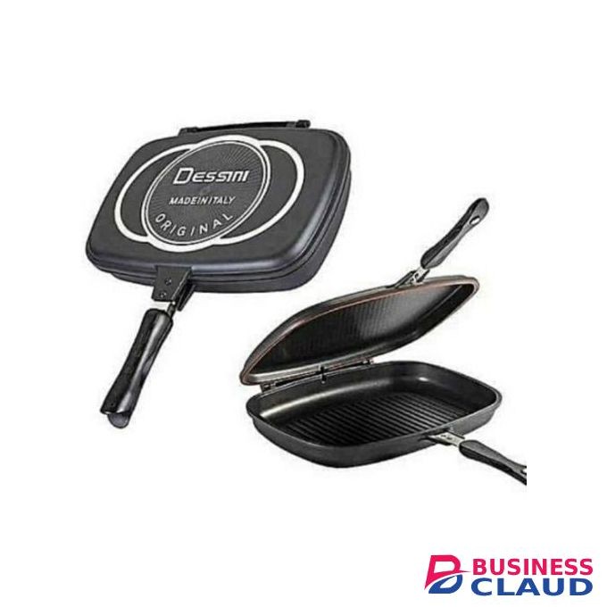 Dessini Double Sided Die Cast Made In Italy Grill Pan 40cm