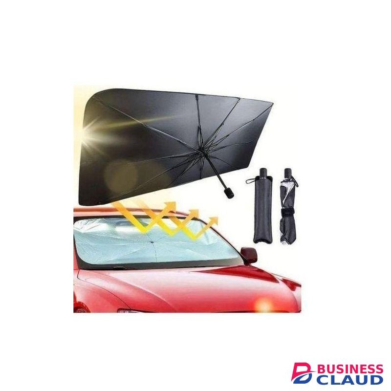 Car Retractable Windscreen Shade Umbrella with UV Protection Retractable Sun Shade
