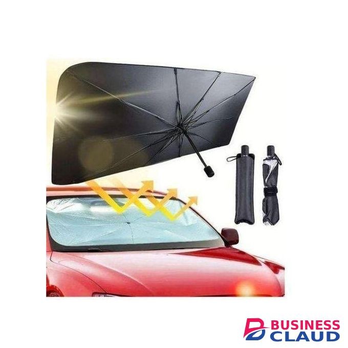 Car Retractable Windscreen Shade Umbrella with UV Protection Retractable Sun Shade