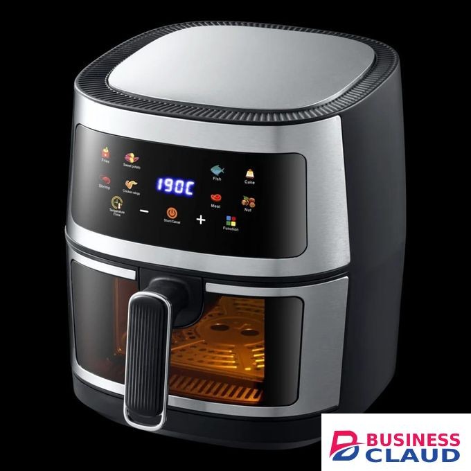SILVER CREST Smart Digital 8L Air Fryer Home Use Air Fryer Oil-Free Air Fryer Grill Roast Warm Fry Air Fryer