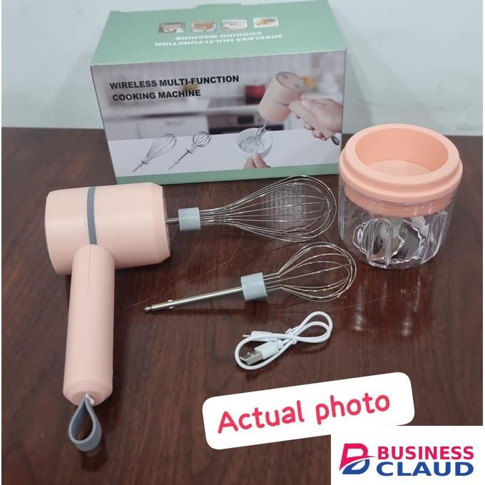 Wireless multifunction cooking machine whisk chopper (250ml)