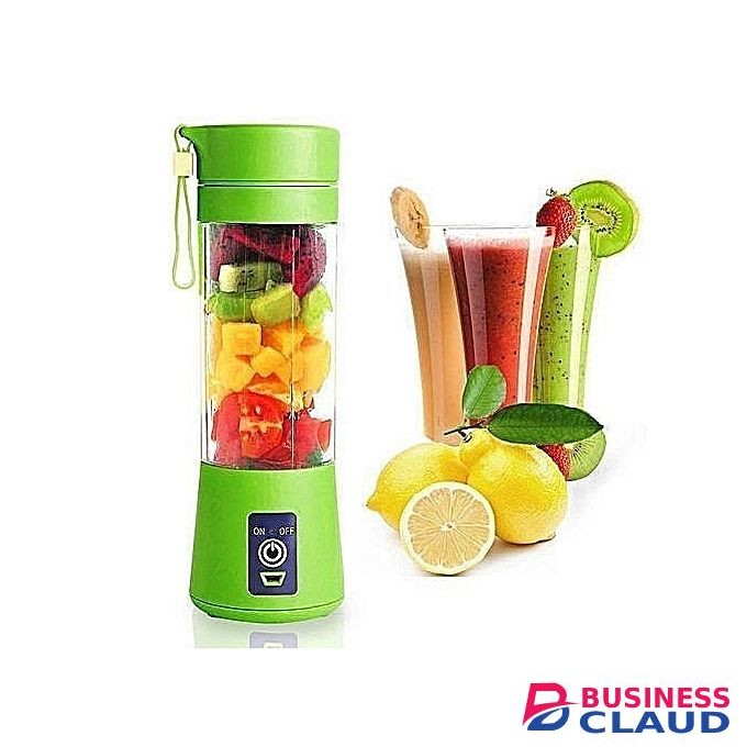 PORTABLE USB RECHARGEABLE JUICER CUP GREEN