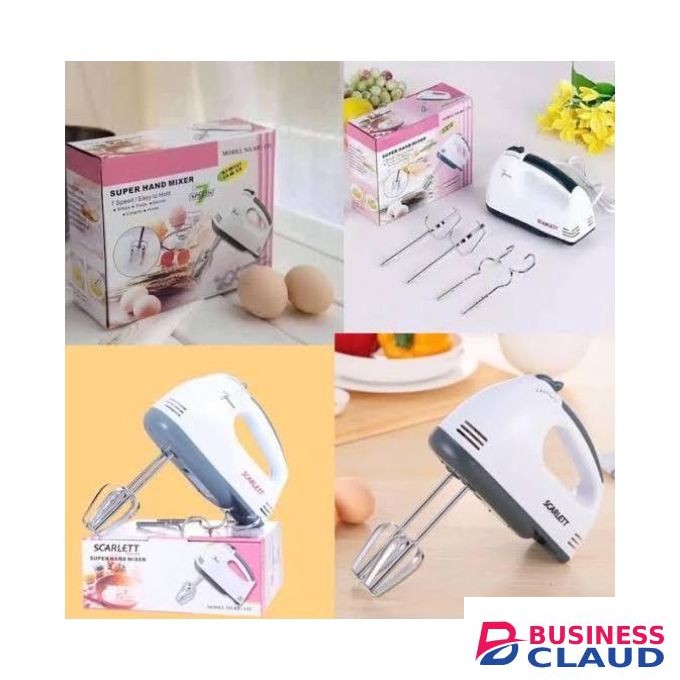 Scarlet 7 SPEED 2 IN1 ELECTRIC HANDMIXER FOR BAKING