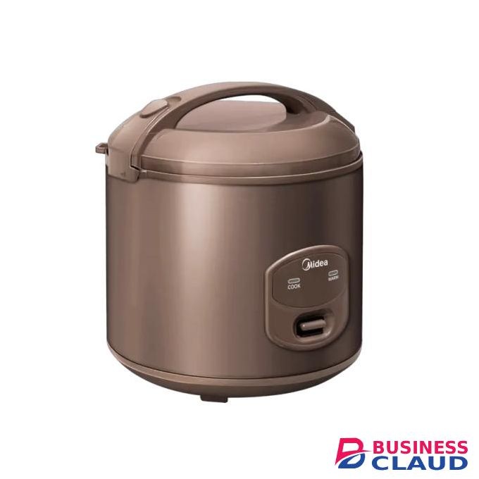 Midea 3L Rice Cooker with Plastic Lid - Brown