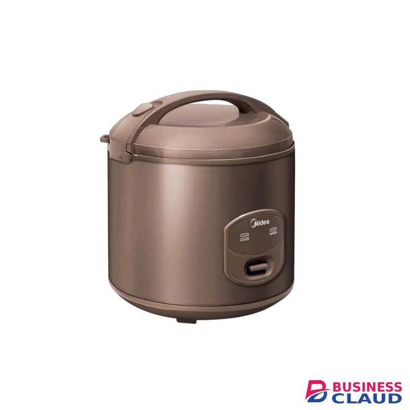 Midea 3L Rice Cooker with Plastic Lid - Brown
