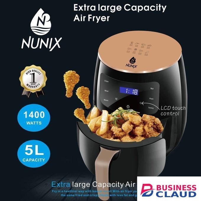 Nunix 5L Airfryer Healthier Oil Free And Fries Maker
