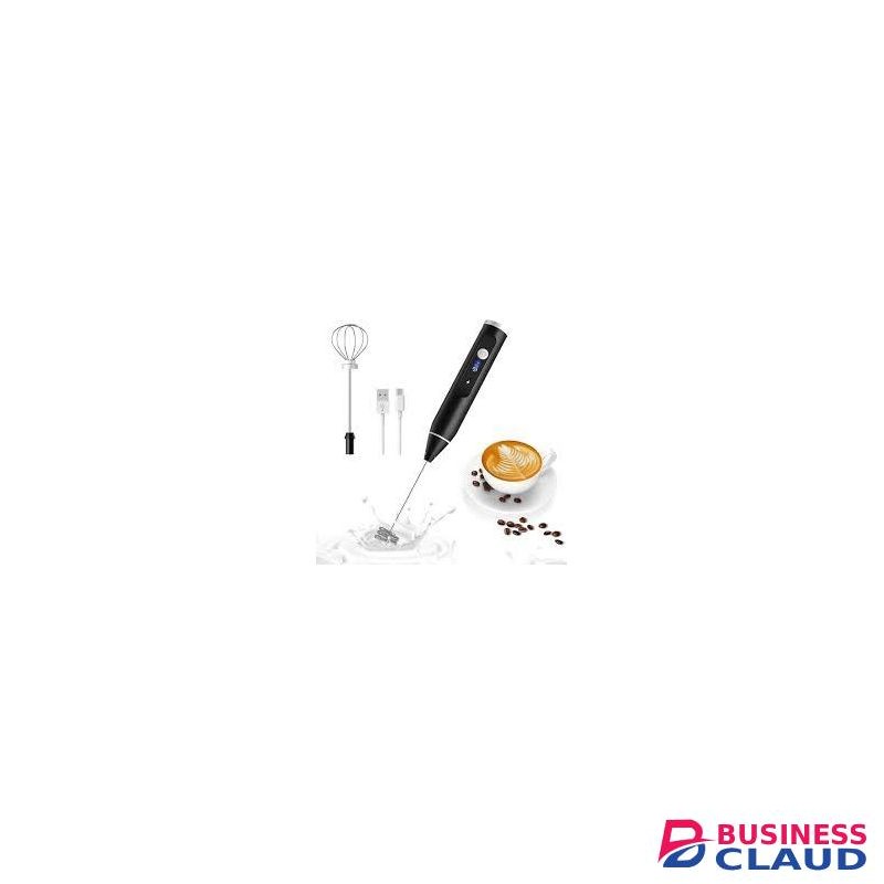 Frother 2 In 1 USB Milk Frother For Coffee, Fast Handheld Drink Mixer With Stainless Steel Whisk,