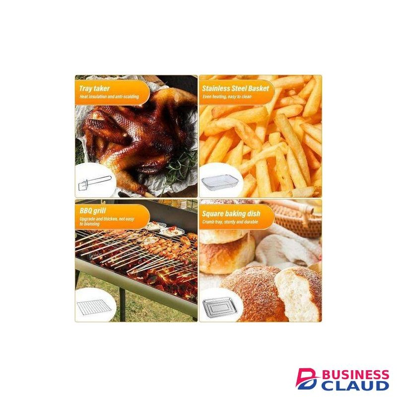 Digital 15L Air Fryer with Preset Smart Programs and Adjustable Temperature. Baking, Grilling, Roasting, Frying, Reheating.