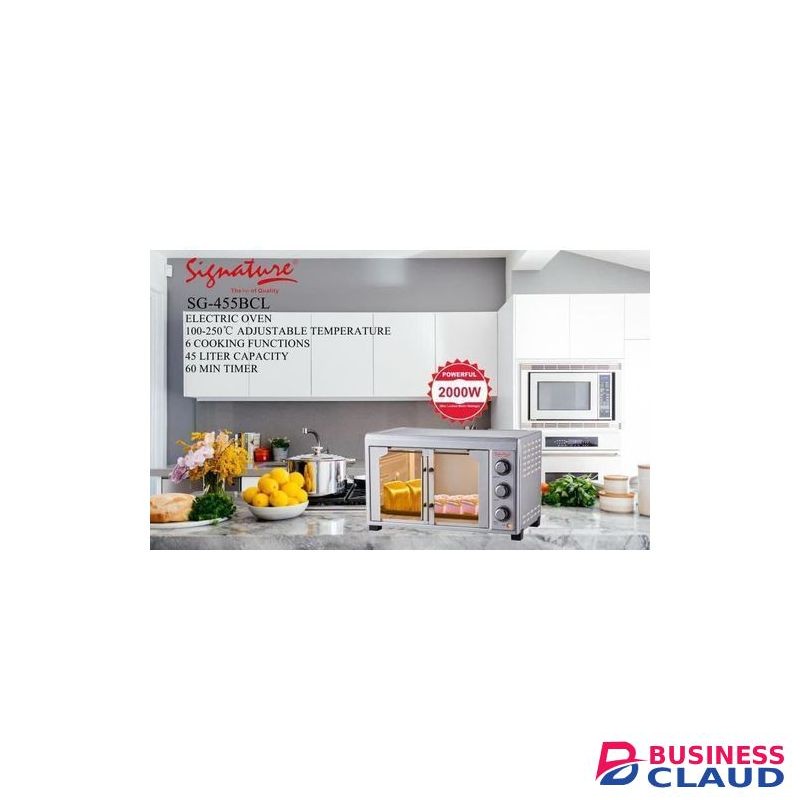 Signature 2000w Powerful 45ltrs Double Door Oven.