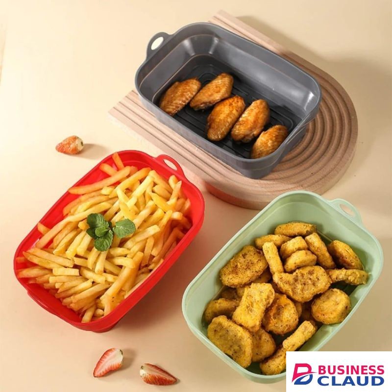 Rectangular Silicone Air Fryer Liner