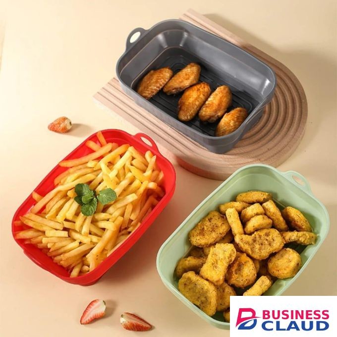 Rectangular Silicone Air Fryer Liner