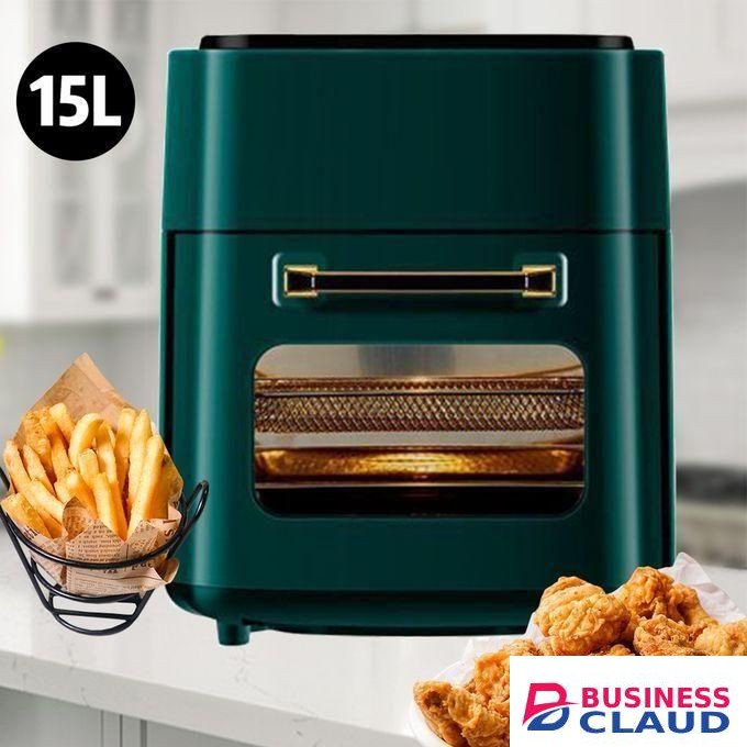 SILVER CREST 15L Extra Large Capacity Smart Multifunctional Air Fryer- Bake, Grill Fry