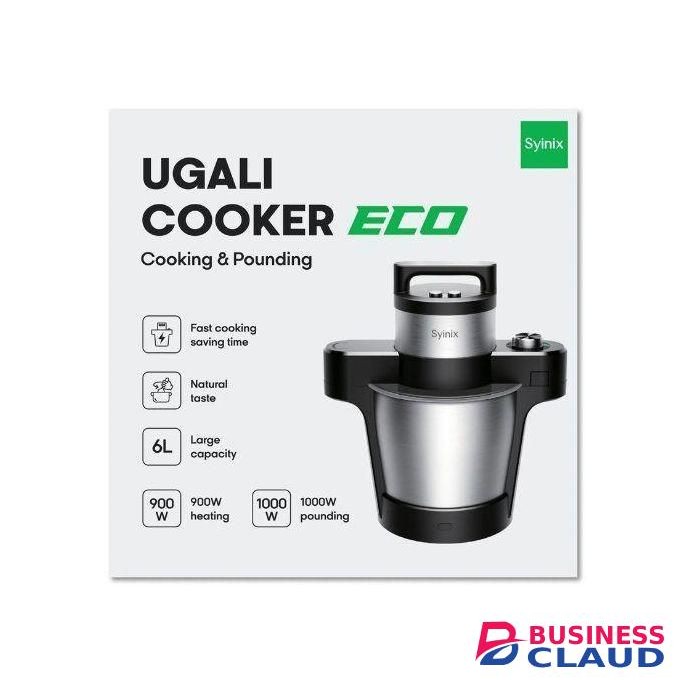 Synix Ugali Cooker Eco Smart Kitchen Machine – Powerful Multi-Purpose Food Processor & Cooker