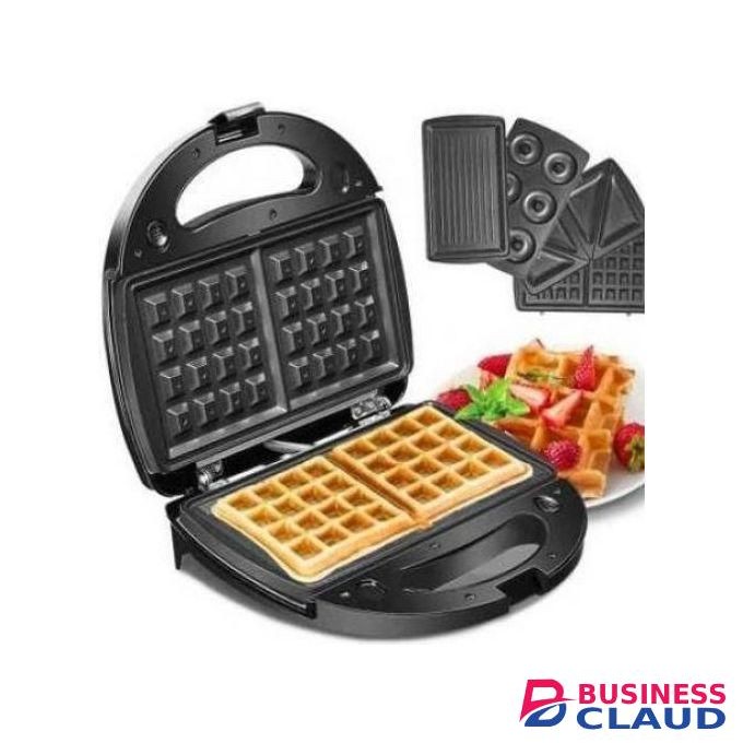 Nunix 4 In 1 Sandwich Doughnut Waffle Maker Grill And Gr