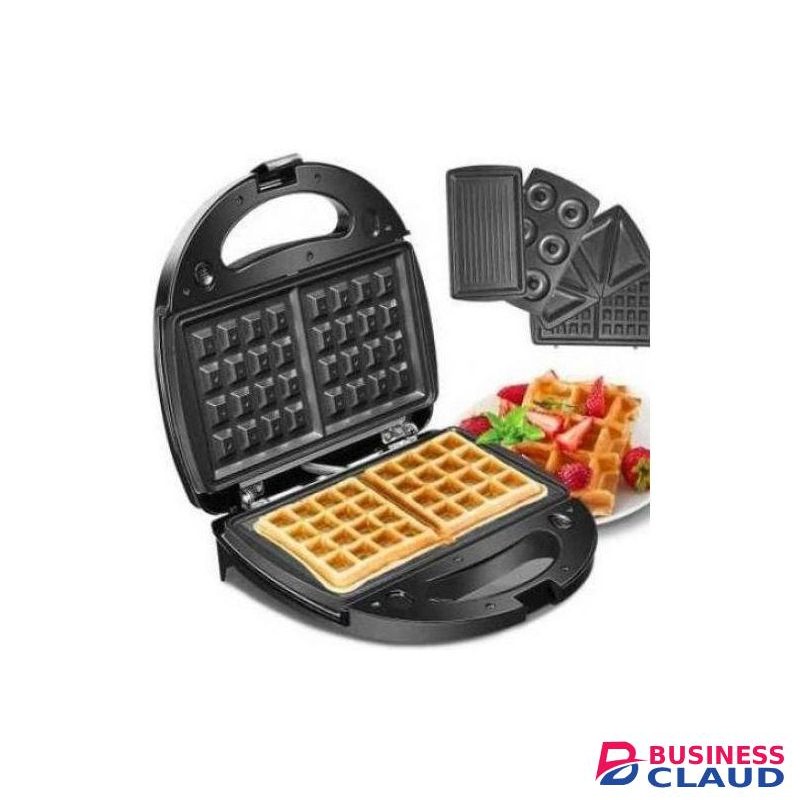 Nunix 4 In 1 Sandwich Doughnut Waffle Maker Grill And Gr