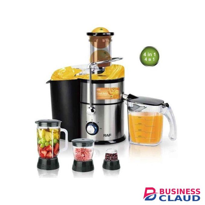 RAF 4 In1 Food Processor extractor /Blender/Juicer/Grinder/ chopper