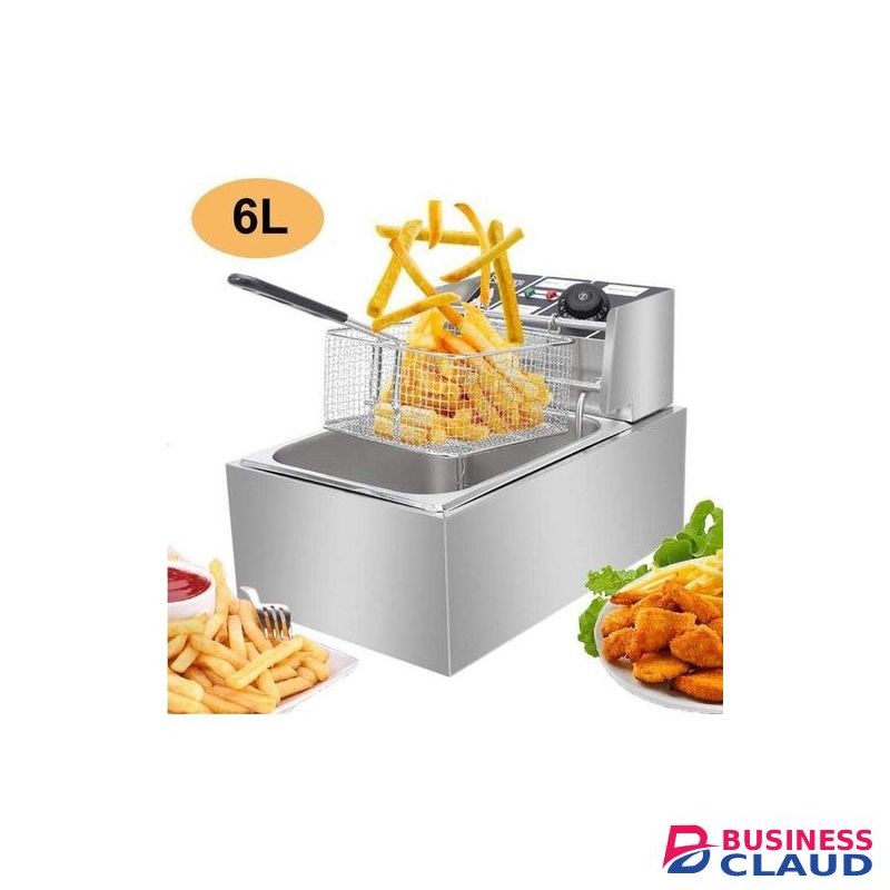 Nunix Chips/Chicken Stainless Steel Electric Deep Fryer 6LT 2500W