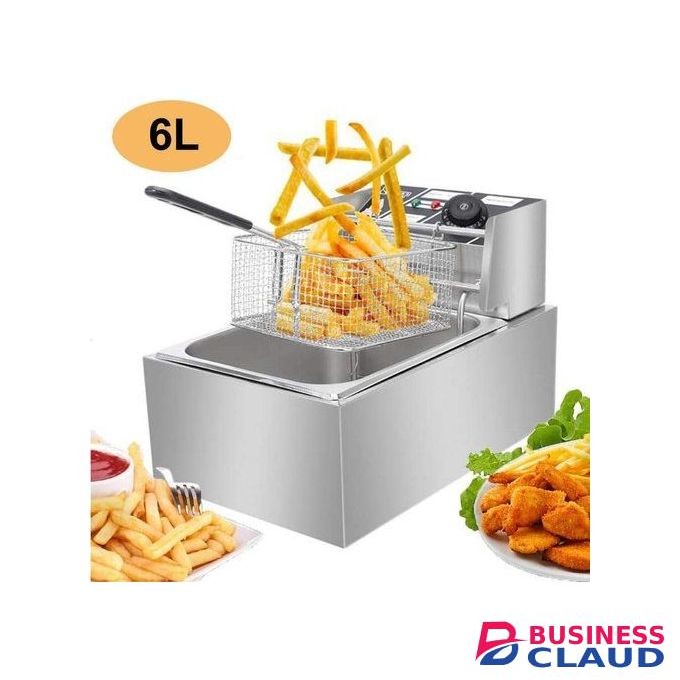 Nunix Chips/Chicken Stainless Steel Electric Deep Fryer 6LT 2500W