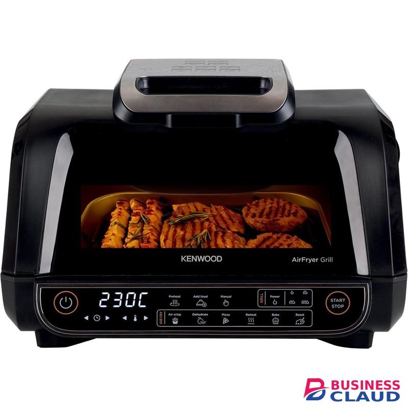 Kenwood GHF40.000BK Airfryer with Grill, 5L Black - 1500W (1YR WRTY)