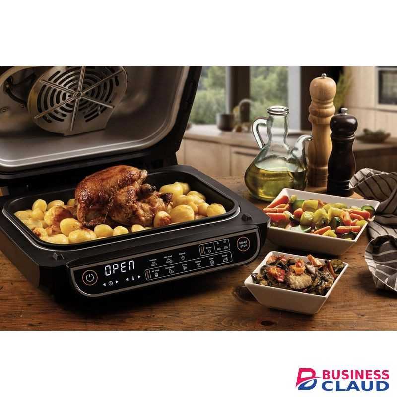 Kenwood GHF40.000BK Airfryer with Grill, 5L Black - 1500W (1YR WRTY)