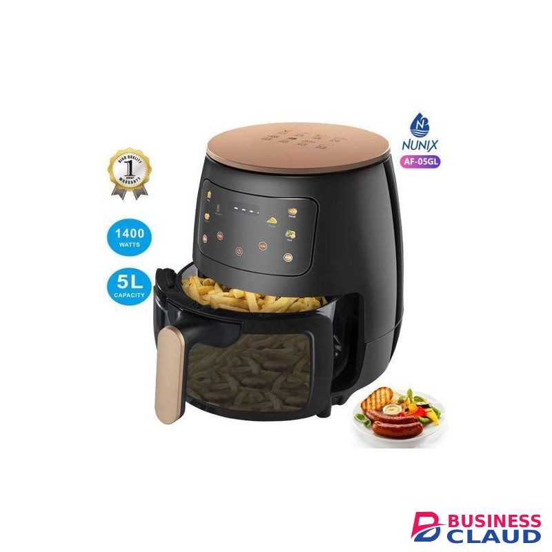 Nunix AF-05GL 1400W 5L Digital Air Fryer