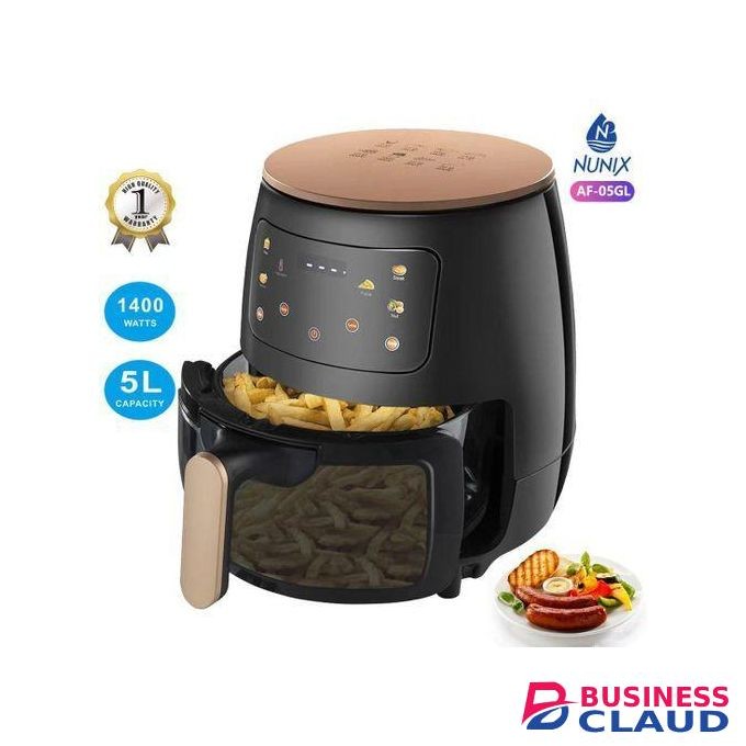 Nunix AF-05GL 1400W 5L Digital Air Fryer