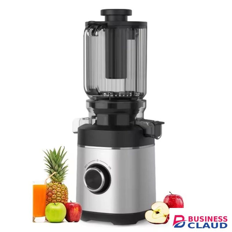 Hoffmans Heavy duty Juicer Machines, Slow Juicer Masticating Juicer, Cold Press Juicer with Quiet Motor & Reverse Function for Fresh Healthy Fruits and Vegetables Juice